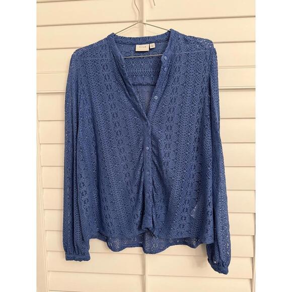 VILA Tops - VILA lace‎ Long sleeve shirt size L
